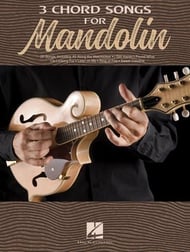 Three Chord Songs for Mandolin Guitar and Fretted sheet music cover